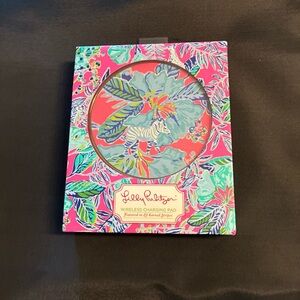 Lilly Pulitzer Pink and Blue Wireless Charger